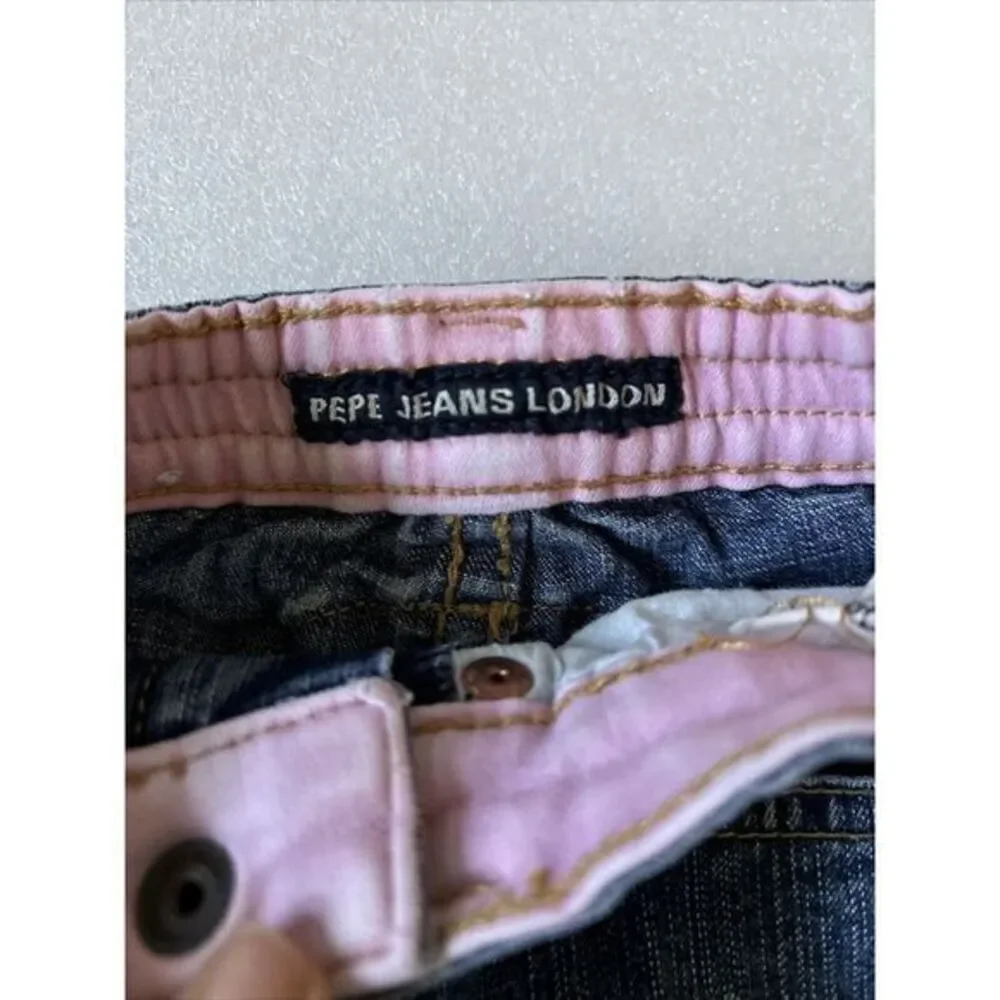 Pepe Jeans London Girls Jeans‎ Size 2T Y2K Vintage Punk Old School